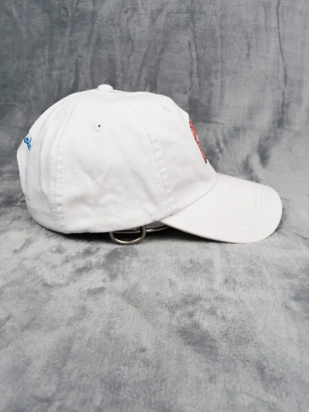 The Donut Hole White Embroidered Cute Funny Unisex Adjustable Dad Hat Cap